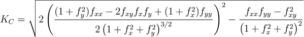 Casorati curvature equation Casorati curvature equation
